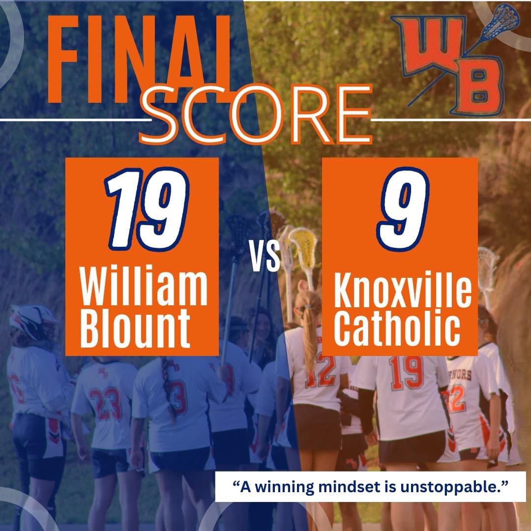 GovsLacrosse's tweet photo. A winning mindset is unstoppable.
William Blount 19
Knoxville Catholic 9
#ladygovslacrosse #williamblounthighschool #greatday #tgla #lacrosse https://t.co/GnOp7HKmm2