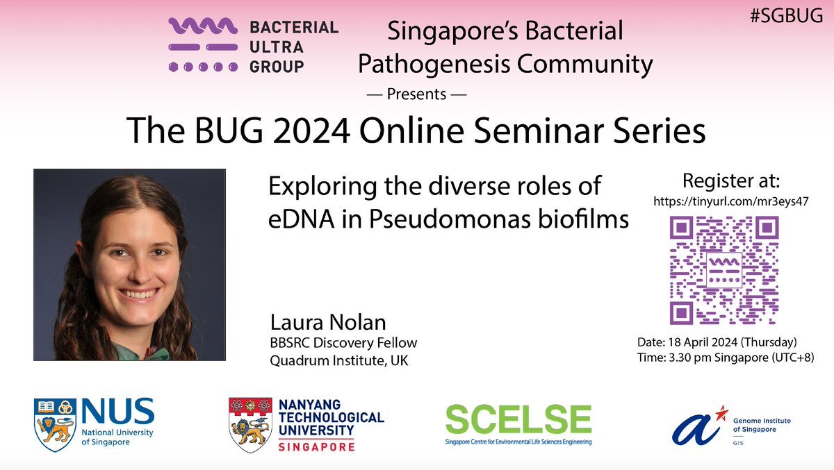 Coming very soon. Please register and do not miss Laura's seminar on Thursday March 18th 2024 at 3.30pm Sing time