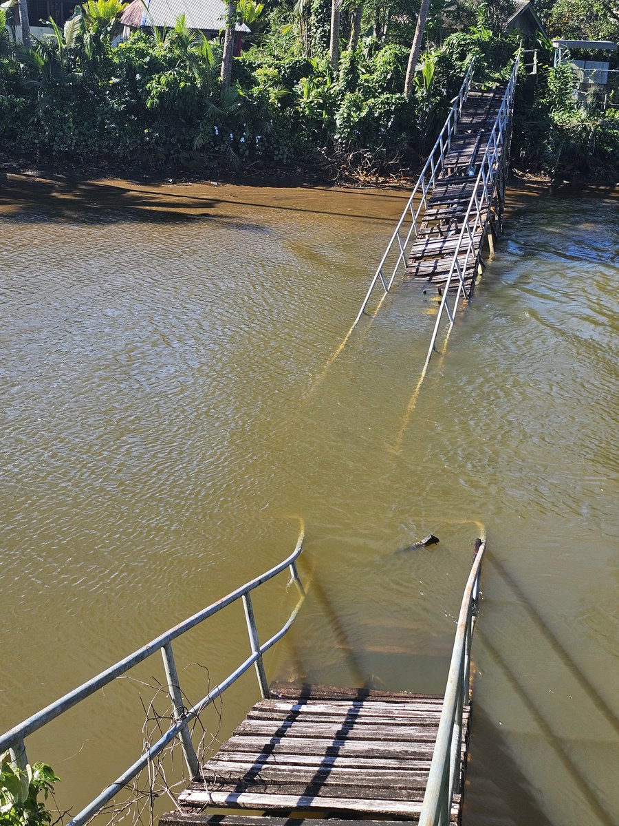 Government Bridge collapsed at Pacific Harbor an hour back.
 Be careful when using this route...