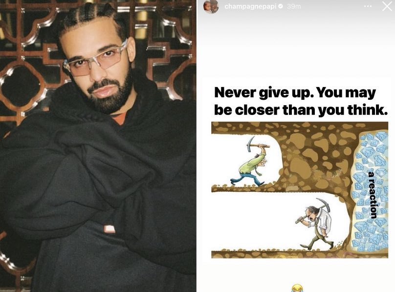 Drake has a message 👀