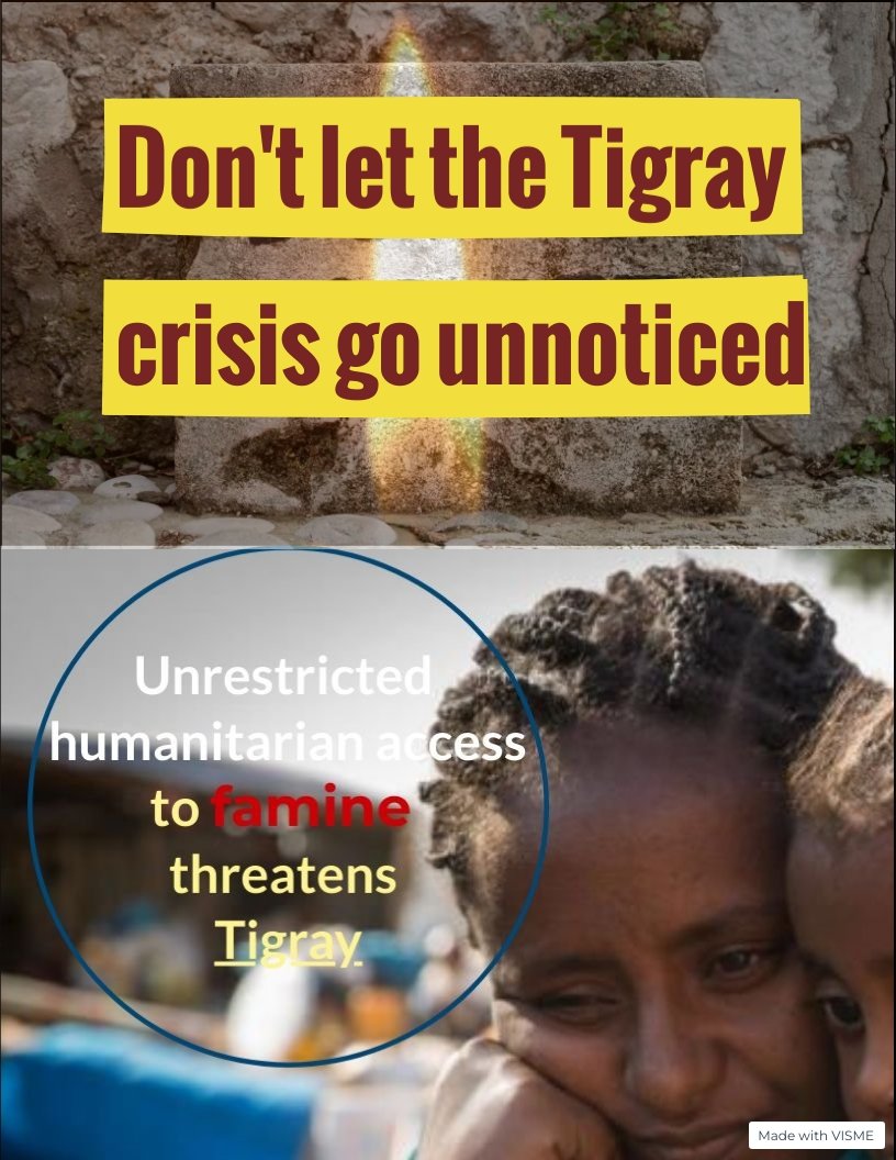 TigrayGenocide, & the perpetrators of massacring thousands & starving millions of Tigrayans, are still yet to be stopped or even held accountable for their crimes against humanity & war crimes. @UN @SecBlinken @StateDept @EUCouncil
#EritreanTroopsOutOfTigray