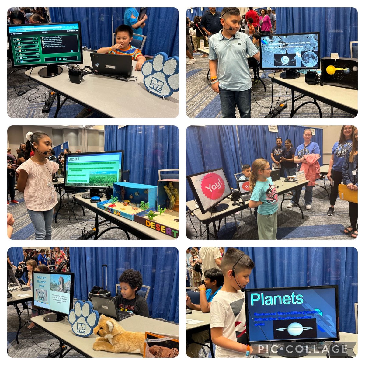 These Wildcats did an amazing job presenting at our district’s Student Tech Expo last night! #MatzkeProud