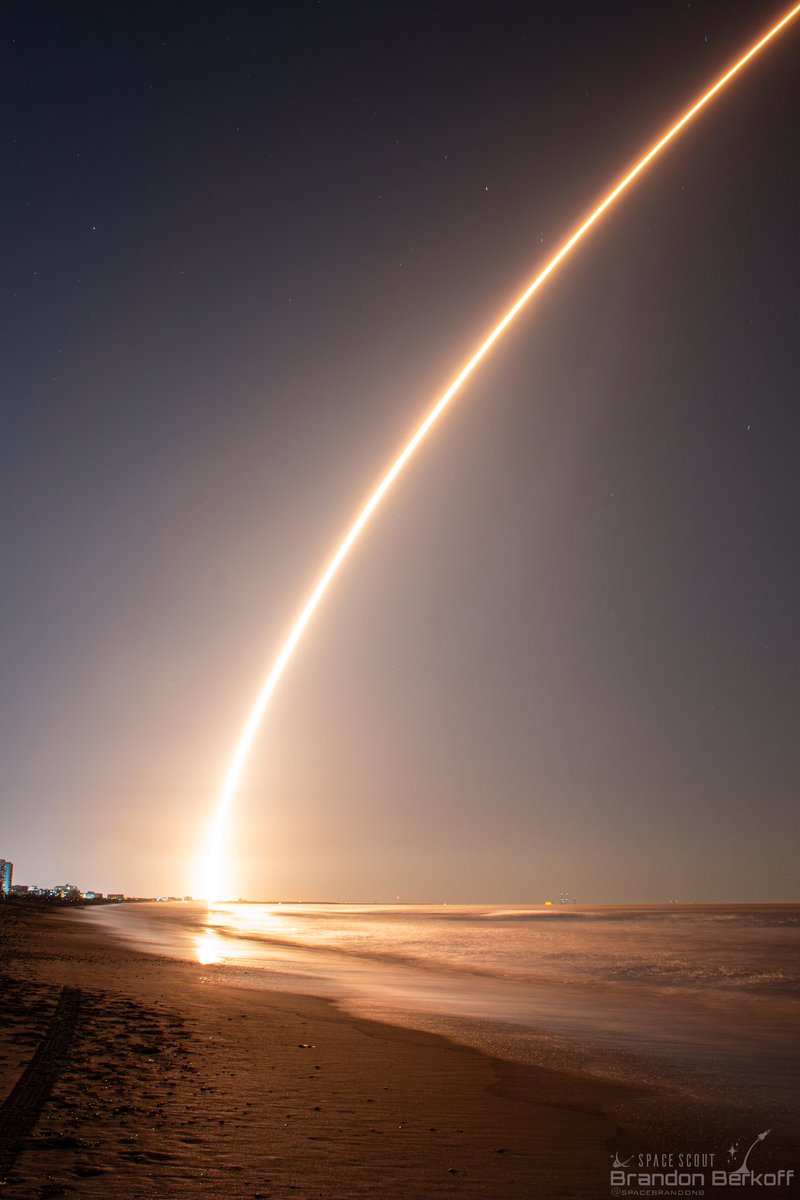20 launches. 20 landings. At 9:40PM EST, SpaceX launched the Starlink 6-49 mission. In addition to placing another 23 Starlink Satellites into orbit, this mission also marked the first time a Falcon 9 first stage completed its 20th flight! 📸: Me for @WeAreSpaceScout