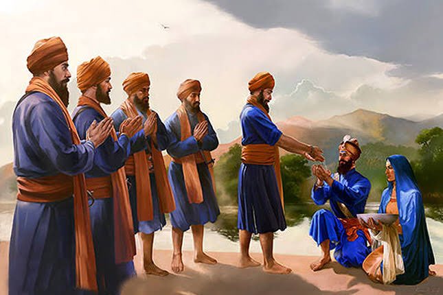 #GuruGobindSingh ji blew the trumpet of a struggle against oppression, injustice, discrimination, falsehood, injustice by creating the #Khalsa Today, let’s repeat the vow of walking on the path shown by Guru Sahib- by keeping equality, humanity & justice aloft. #HappyBaisakhi