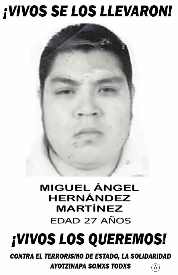 41 Miguel Angel Hernández Martínez #AyotzinapaHeridaNoCerrada #ElEjércitoAúnOcultaDocumentosSobreAyotzinapa