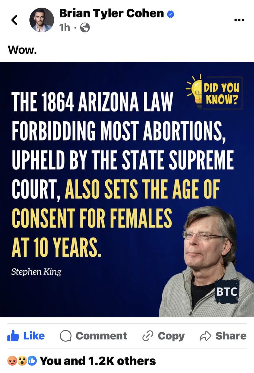#Arizona1864 and by law now a 10 year old girl has no rights & is very unsafe ⬇️⬇️⬇️
