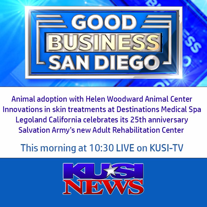 I’m happy to share that I’ve added a new position as Producer of Good Business San Diego on KUSI!

It’s a new show airing on April 15th at 10:30AM LIVE sharing the latest news and updates in business brought to you by the team at FOX 5 &amp; KUSI

Check out whose on the first show