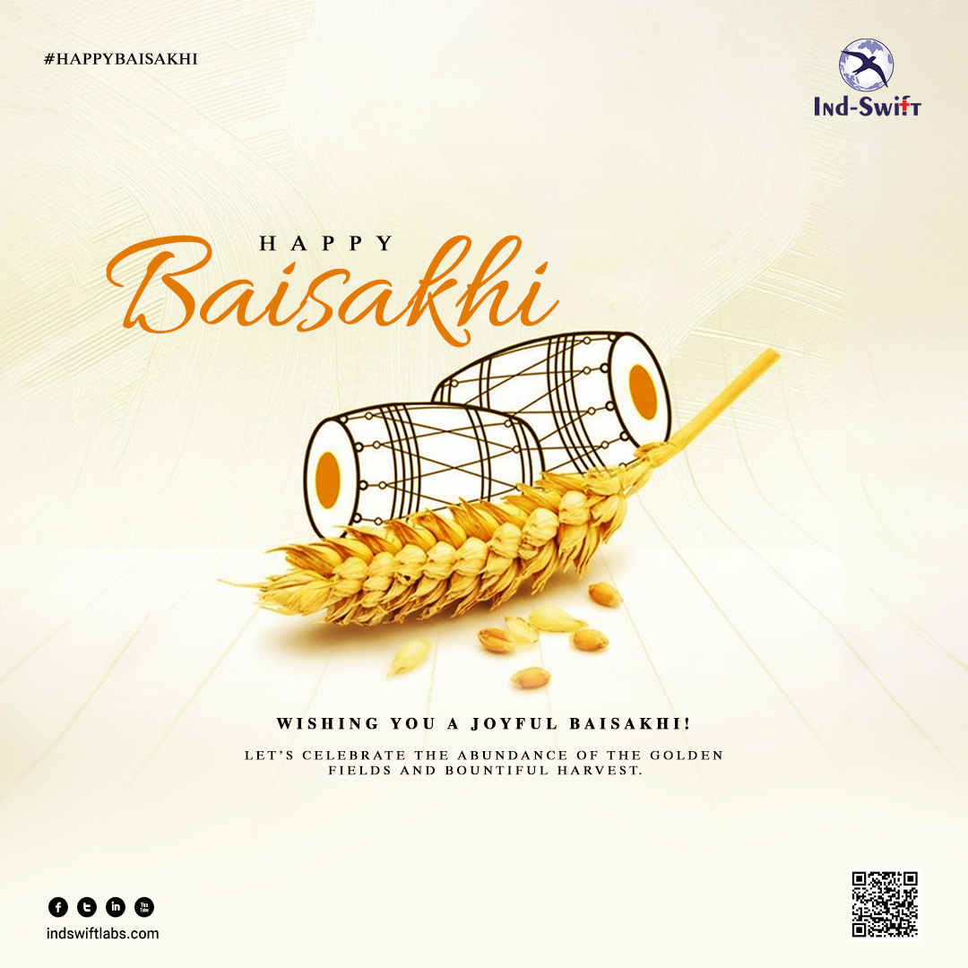 Wishing you a joyful Baisakhi!
Let's celebrate the abundance of the golden fields and bountiful harvest. #HappyBaisakhi #indswift #indswiftlabs