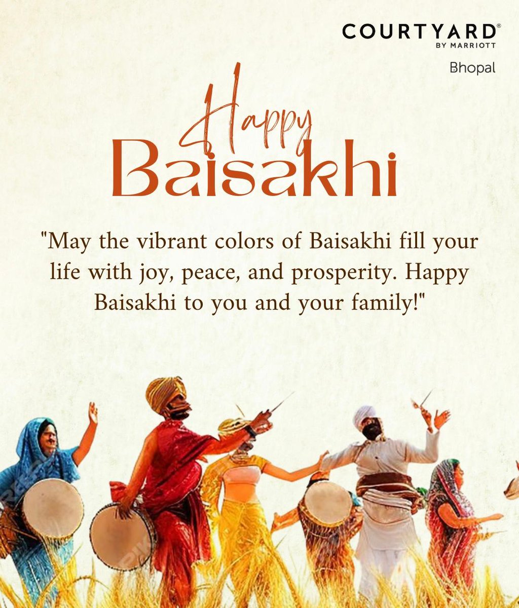 Wishing you a joyous Baishaki filled with vibrant colors, delectable flavors, and cherished moments with loved ones! May this festive season bring you prosperity, happiness, and countless blessings. #marriottbonvoy #marriottinternational #courtyardbhopal