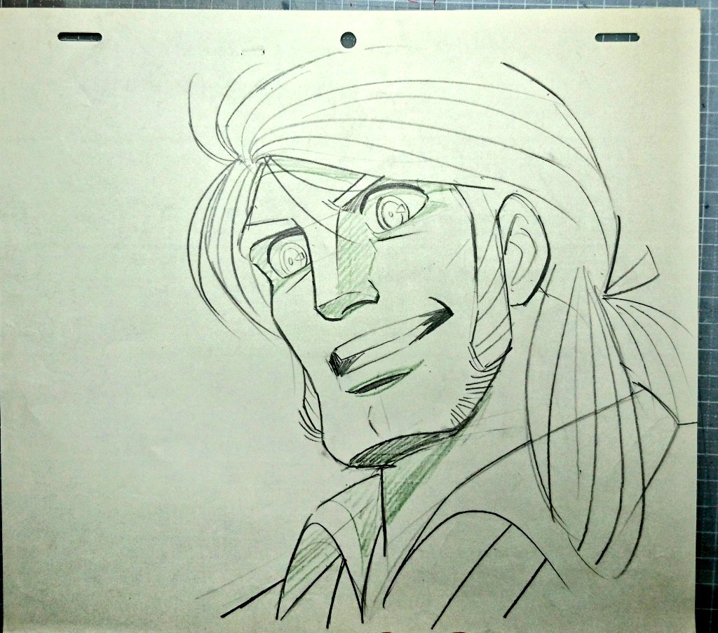 彫りが深く、目が鋭く、アゴ周りがたっぷり…ってだけなら、後の色んなアニメーションにもそういうキャラクターは存在します。
だけどねー
このシルバーの
内面の奥深さというか、人生の厚みがね。
圧倒的で打ちのめされる。
更に若山弦蔵さんの声だもの。
叶わねえよなあ。