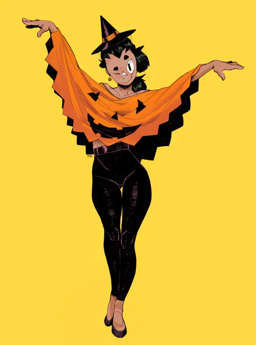 old Halloween Nora I still love. Maybe I'll do a redraw of this one this year :) 