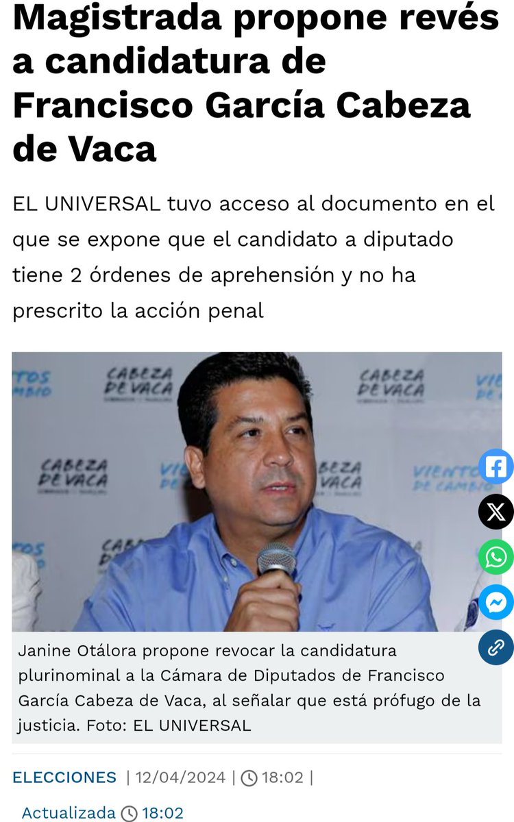 ¿Que estoy leyendo? Que vergüenza que el tribunal electoral se preste a persecuciones políticas. Todo Individuo es Inocente hasta que se demuestre lo Contrario, Pero al Parecer los idiotas no saben de derecho.