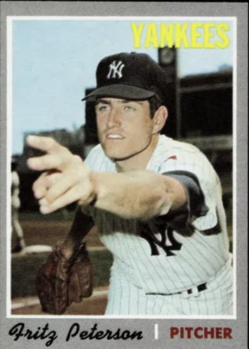 #RIP #Yankees #FritzPeterson ... I was THRILLED finding him upon opening my first-ever pack of @Topps in the schoolyard....