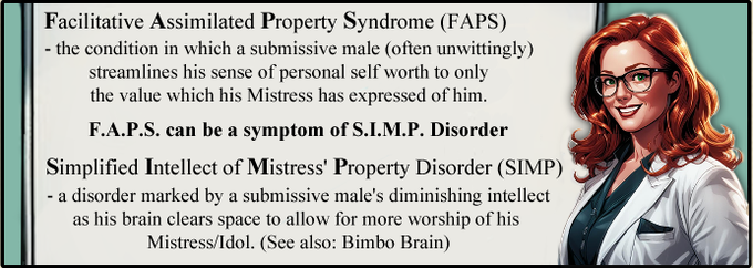 Do you feel your mind simplifying - your intellect draining - the more you worship a Mistress? Oh, dear<a href="/tag/fap"class="tags"><span>#fap</span></a><a href="/tag/findomgodess"class="tags"><span>#findomgodess</span></a><a href="/tag/bimbobrain"class="tags"><span>#bimbobrain</span></a>