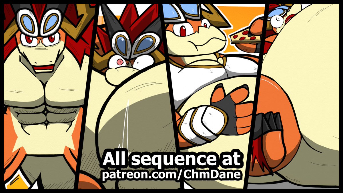 10 pages growth sequence Type: Fat + Muscle Character: Bal dragon See them all in advance as paid content.