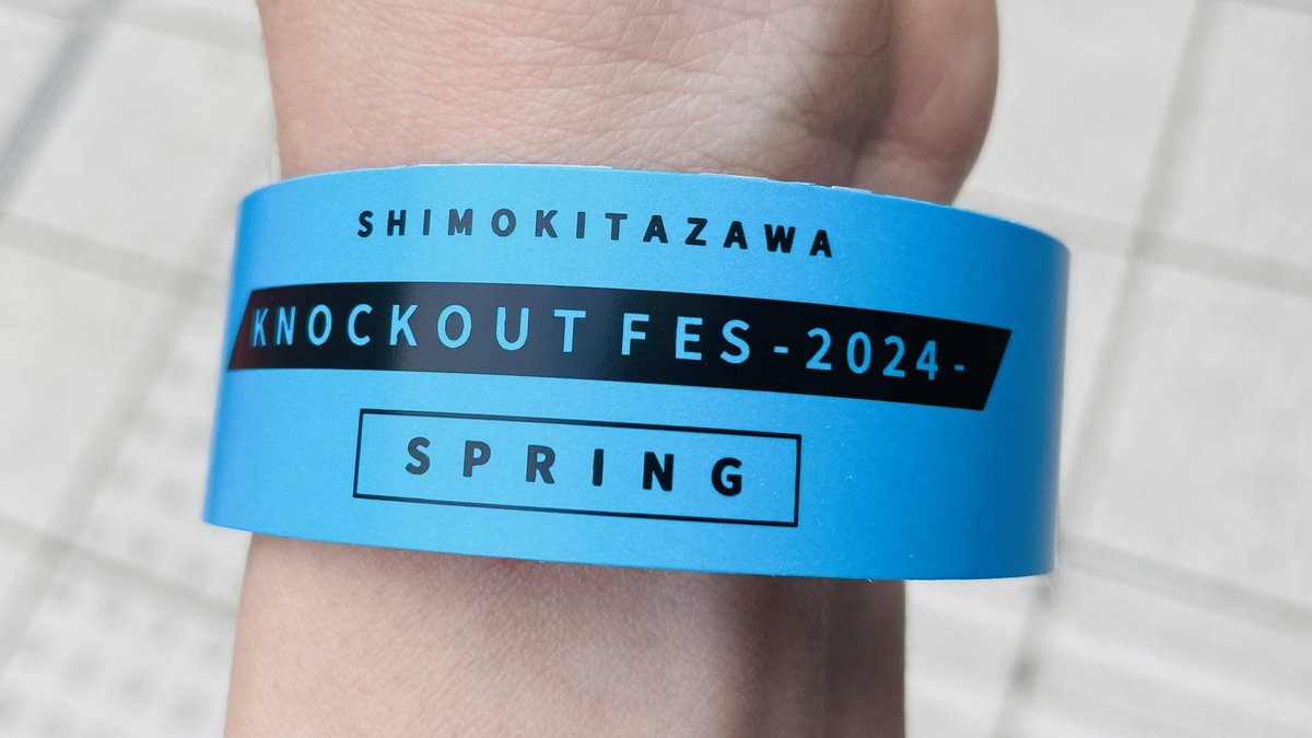 今日は下北沢でKNOCKOUT FES 2024 spring

#KNOCKOUTFES
#CODEOFZERO 
#cozx 
#RIRIKOBAND