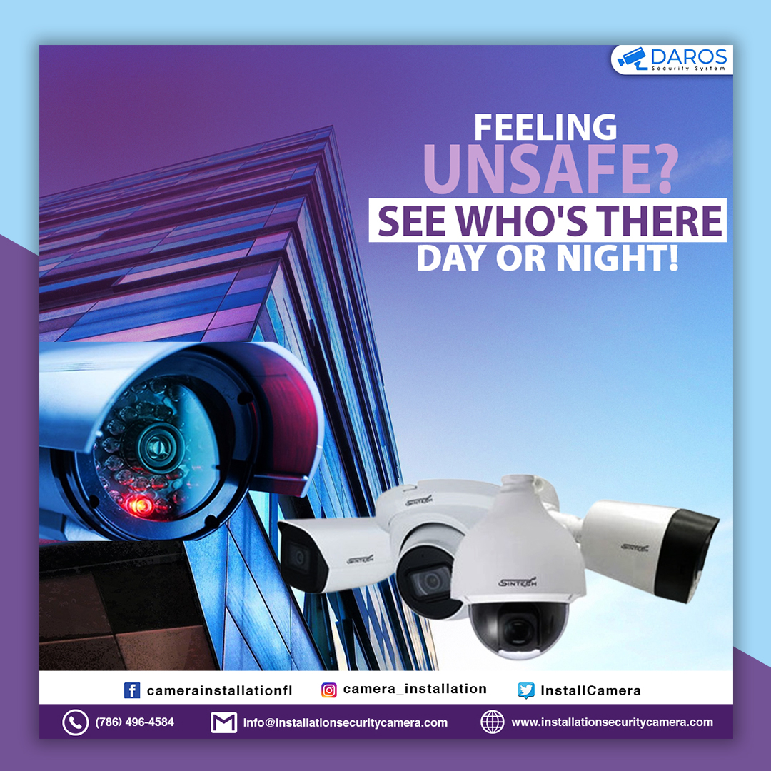 Feeling Unsafe? See who's there - Day or Night!

Elevate your security with expert installation services from InstallationSecurityCamera.com! Your safety is our top priority. 
#SecurityCameraInstallation #homesecurity