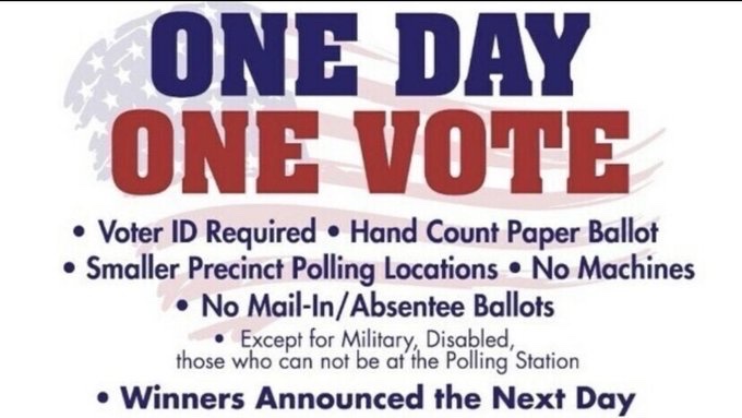 @HMAmerica45 #PaperBallots