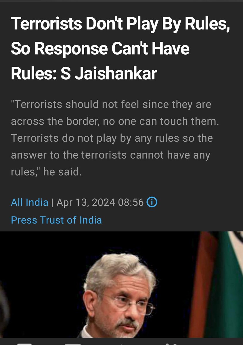 India’s approach to terrorism has evolved. S Jaishankar, External Affairs Minister, emphasizes that when terrorists ignore rules, our responses must be adaptable. Since 2014, India’s stance is clear: no constraints in countering terrorism. This firm policy reflects our commitment…