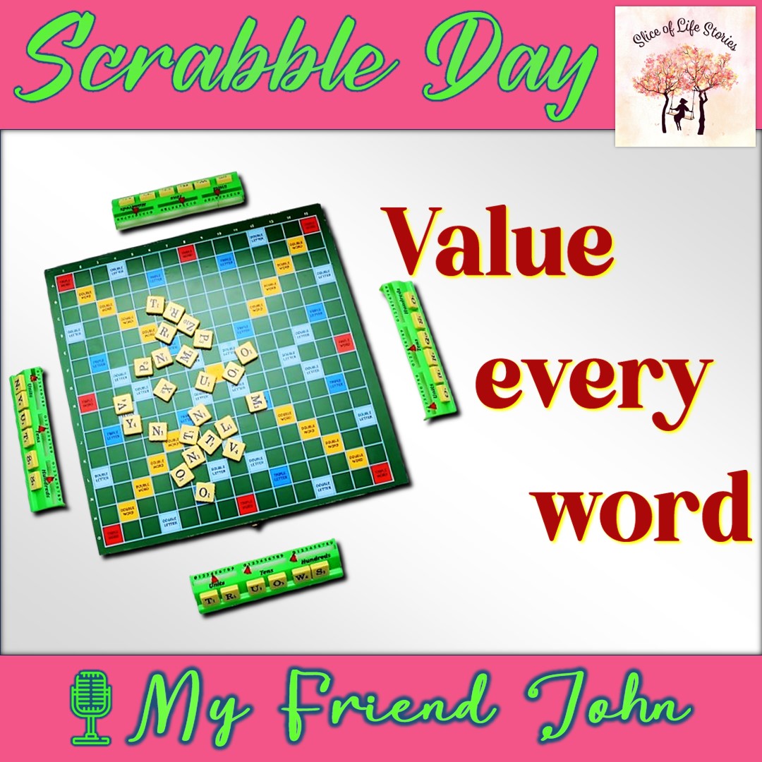 Scrabble Day with 🎙 My Friend John

▶ youtu.be/WkhqIf6Yv4c

#myfriendjohn #childhood #Friendship #TIME #value #conception #podcaster #YouTuber #storytime #shortstories #nationalscrabbleday #scrabbleday #scrabble #crisscrosswords #wordgames #boardgame #games #wordgame