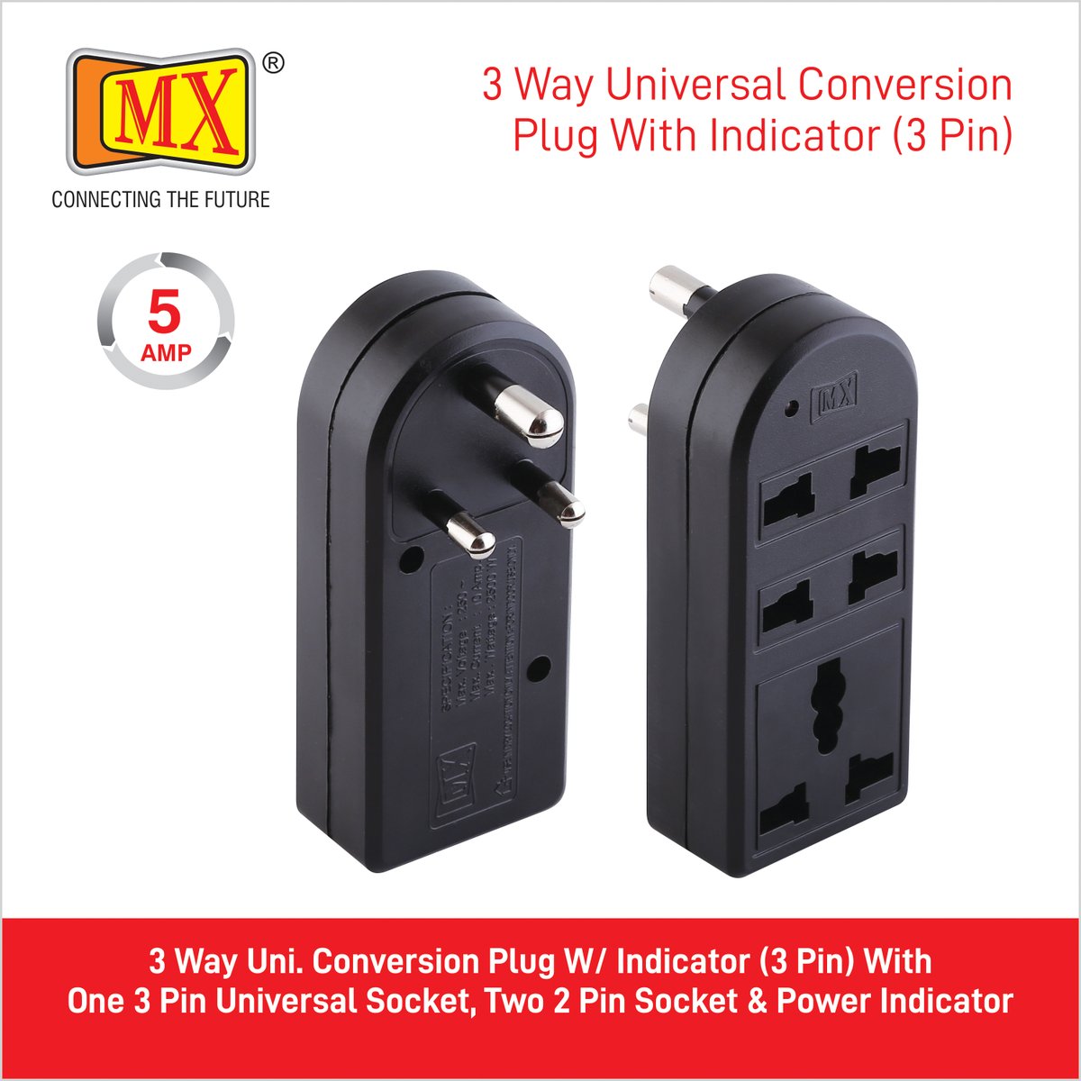 mx_electronics's tweet image. Feeling like the ultimate plug master with my MX universal Multi pin adaptor! 🌟 No more plug juggling – just endless connections and pure flexibility!

Explore further at: rb.gy/ngici3

#adapter #powersocket #multiplug #universalsocket #charger #indianplug #technology