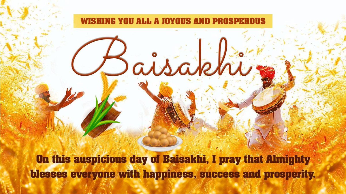 insan_honey's tweet photo. Sharing sweets and relishing family ties,
Bountiful harvest and kites in the skies,
Let’s celebrate this festival with grateful minds,
Wishing you a joyous #Baisakhi of the very best kind!

#Vaisakhi https://t.co/nFW97vECBx