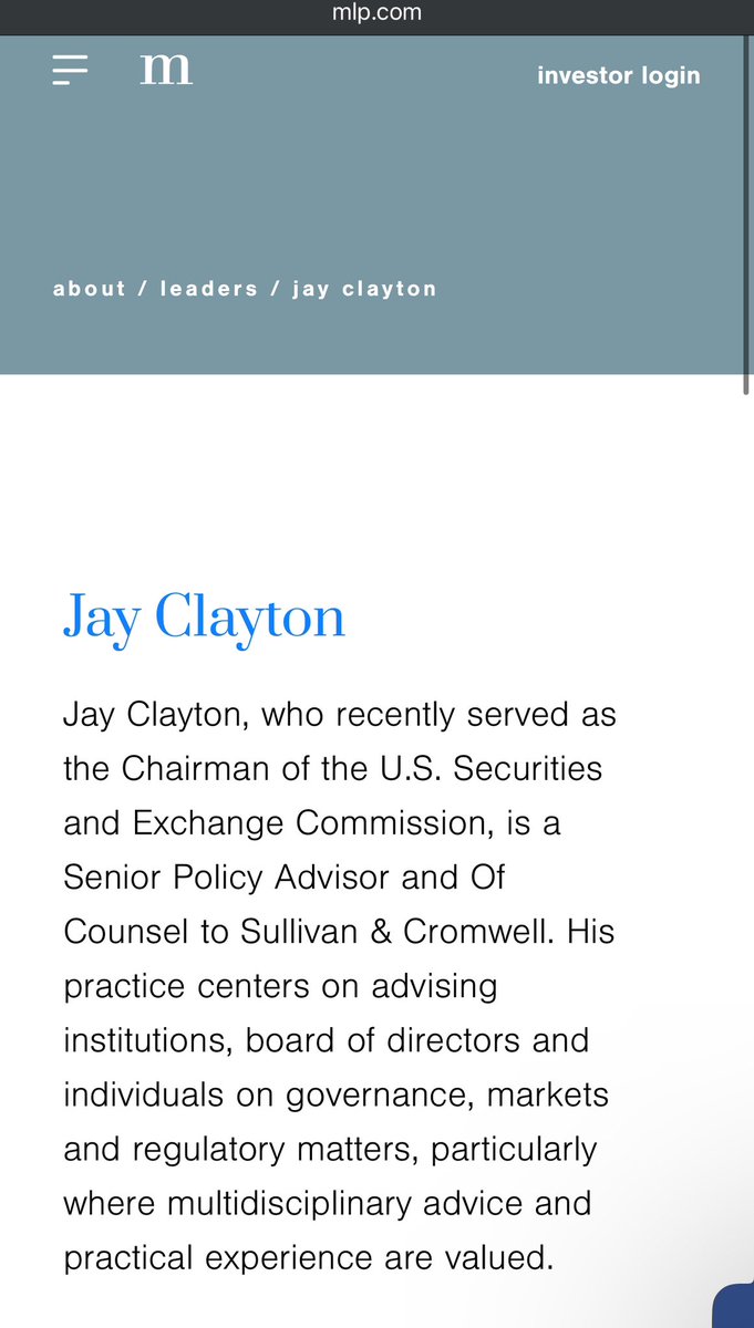 Jay Clayton and Joe Grundfest are now with #MilleniumManagement, a global investment management firm. Guess who they work with now? John Novogratz, brother of Mike Novogratz & Dan Berkovitz who recently stepped down from the #SEC due to his wine and dine meetings with #SBF.…