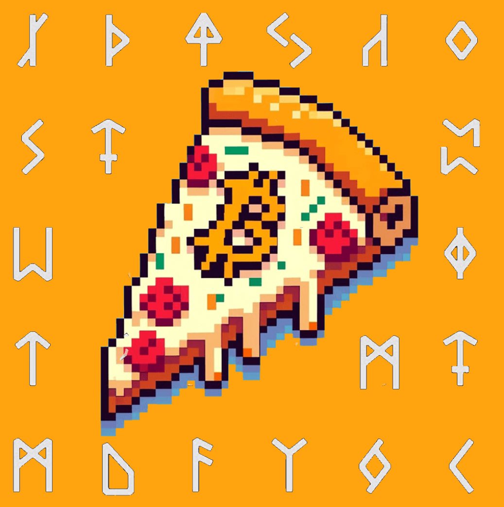 Ohhh, what’s this little Bitcoin pizza rune that just showed up in my wallet?? 👀 I wonder if it goes with $piza