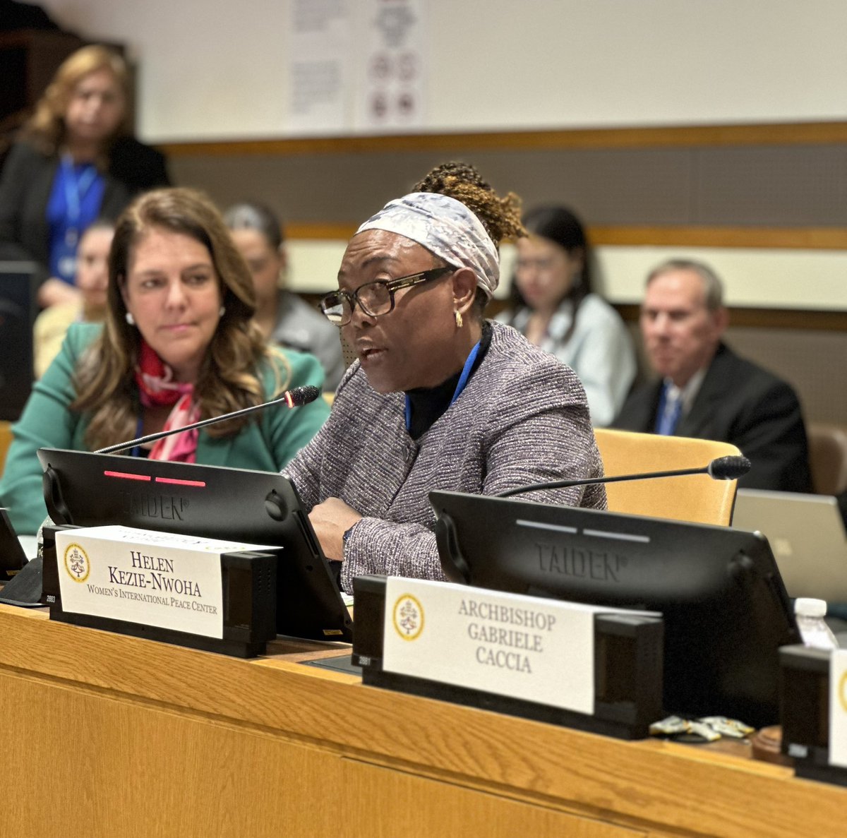 AlistairDutton's tweet photo. What an amazing group of inspiring @iamCARITAS #WomenLeaders! It is an honour to work with you &amp; have you at @HolySeeUN/@IamCaritas side event on #WomensLeadersip  at the @UNWomen_MSUMUN #CSW68. @KerryAlys, @mkhoyan, @ArakazaBrenda, @keziehelen 
#nevertoolate
#CaritasForWomen https://t.co/VOEm15G8kB