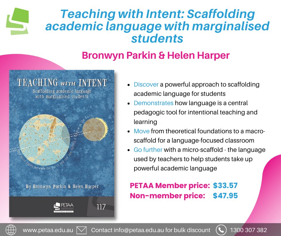 Dive into the transformative power of language as a central tool in intentional teaching & learning with Teaching with Intent. Learn how to implement both macro & micro-scaffolding strategies & help students embrace & use powerful academic language. vist.ly/xsne
