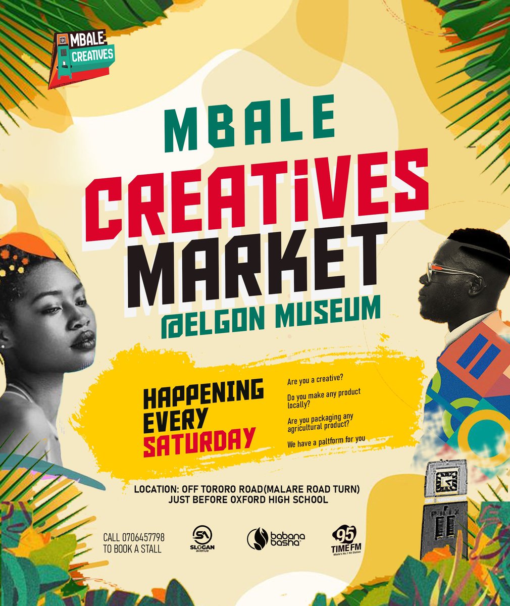 Its the Mbale Creatives Market day💃 Do you need coffee, jewelry for yourself, or arts and crafts for your living space? Visit us at the Elgon Museum every Saturday from 10am to late and shop from local makers!