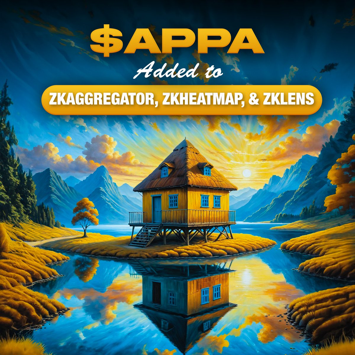 🎉 $APPA from Dappad @Dappadofficial added to our #zkAggregator, #zkHeatmap, and #zkLens. ✨ Dappad is a new launchpad on zkSync Era. 🌐 Trade at: zkswap.finance/aggregator #zkSync #heatmap #analytics