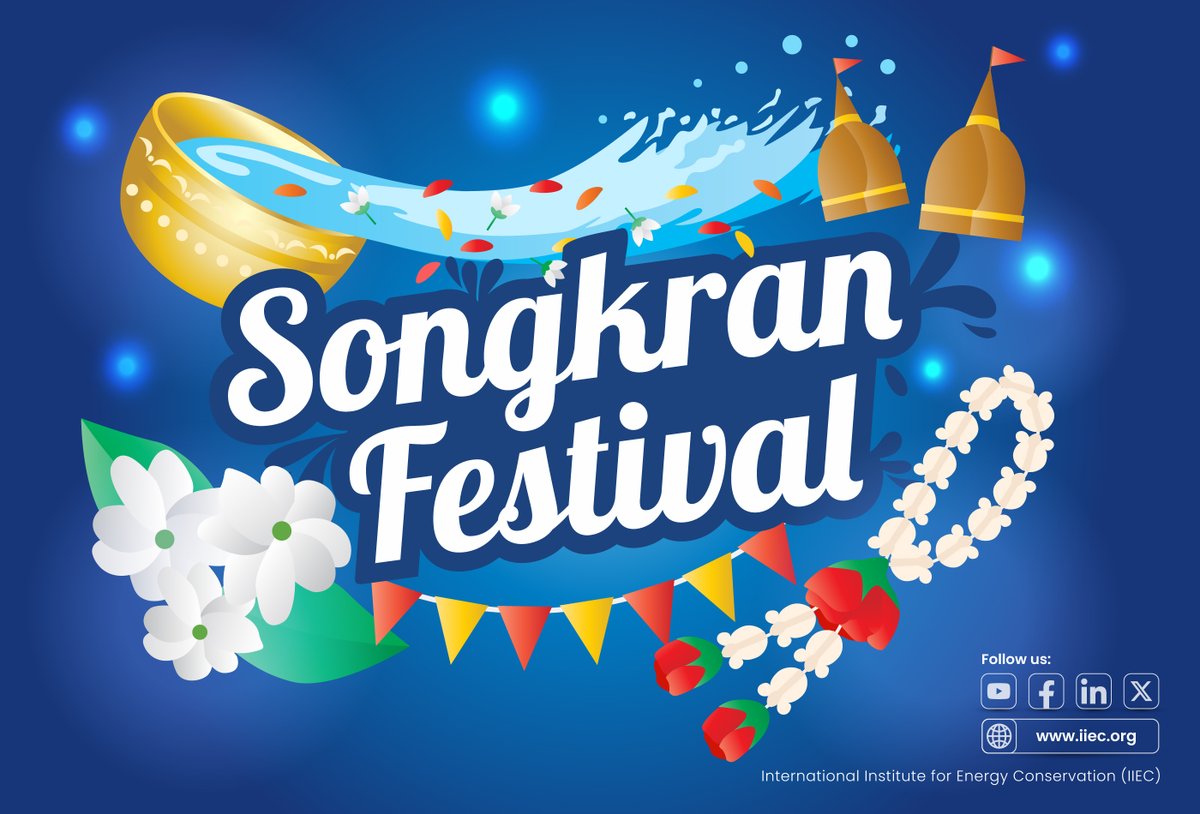 IIECAsia's tweet photo. 🎉🌸 Happy Songkran Festival 2024! 🌸🎉
🙏🏽🎶 Wishing you happiness and good health on Songkran day! 🎊💦
from IIEC Team
#Songkran2024 #ThaiNewYear #WaterFestival https://t.co/jouA2InSTF