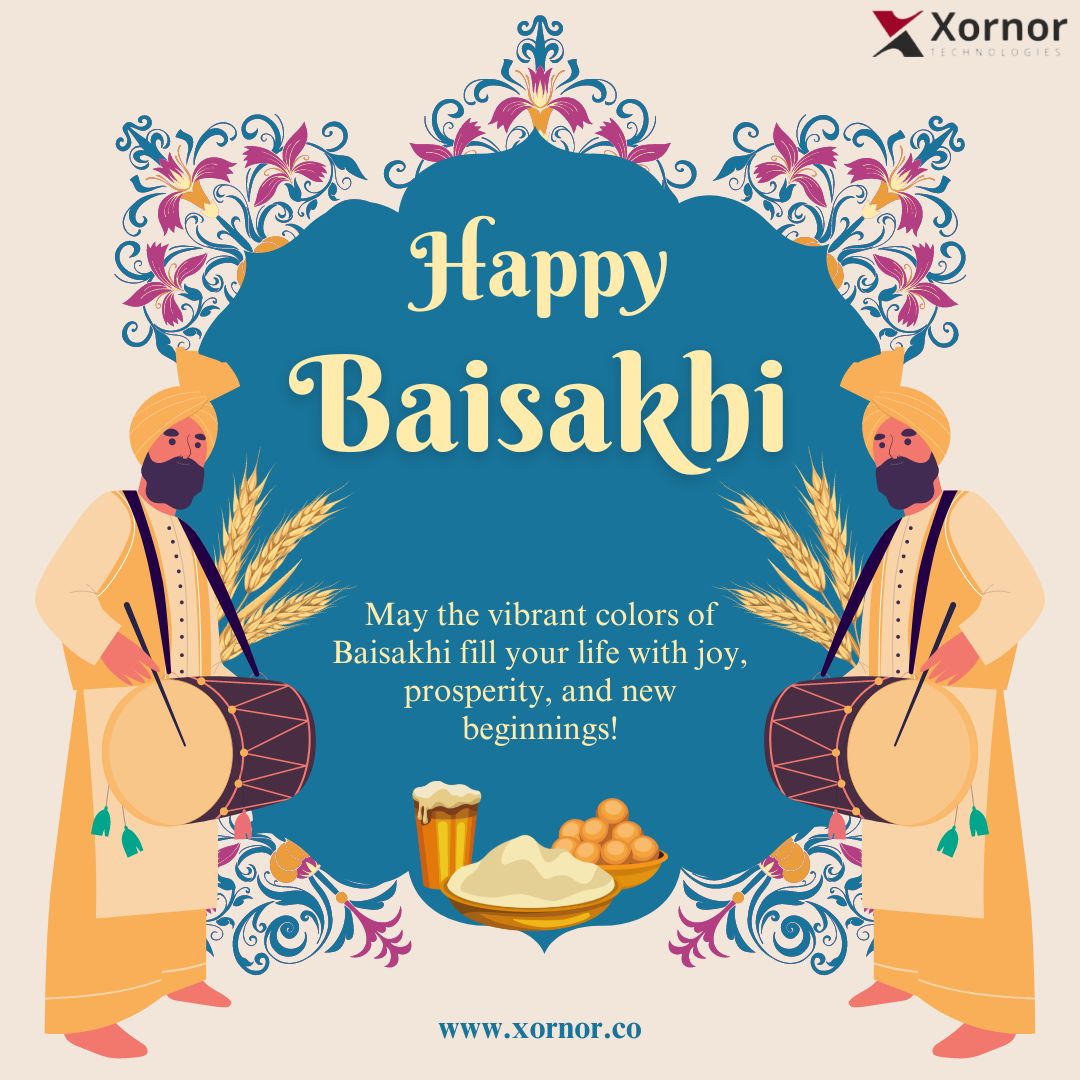 xornortech's tweet photo. On this auspicious day of Baisakhi, We pray that you and your family are blessed with good health, wealth, and happiness. Happy Baisakhi 2024!
.
.
.
#Baisakhi #BaisakhiCelebration #baisakhifestival #baisakhi2024 #HappyBaisakhi #happybaisakhi2024 #xornortechnologies https://t.co/SwoyOsEkkE