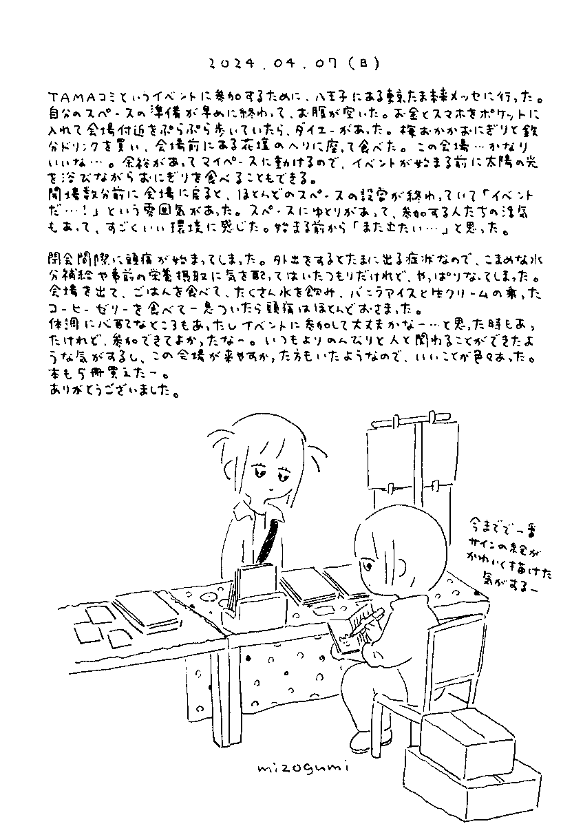 4/7の絵日記 