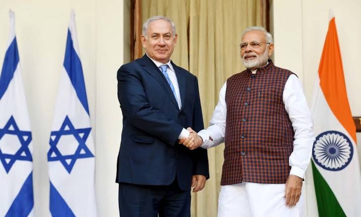 India stands and will always stand with Israel🇮🇳📷 भाई चारा ऑन टॉप 📷#IndiastandwithIsrael #Isreal #Iran #India #IraniansStandWithIsrael #Isreal

#Modi