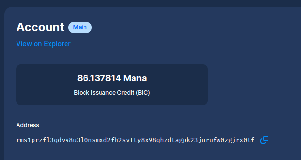 _JeffR's tweet photo. Mana in #firefly... Getting closer to #IOTA 2.0 👀 https://t.co/SYFE6rzPPT