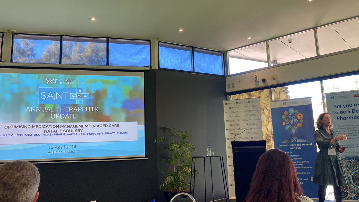 Optimising medication management in aged care with Dr. Natalie Soulsby <a href="/PSA_National/">PSA</a>   #SANTATU2024