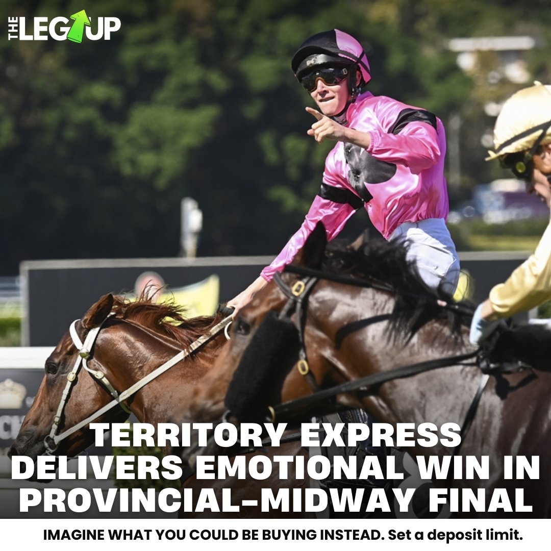 Paul Niceforo has just four horses in work. He's currently recovering from two heart attacks and a stroke he suffered in October. He's just won the $1 million Provincial-Midway Championship Final with his star galloper Territory Express! 10/10 steer from @ZacLloydx too!