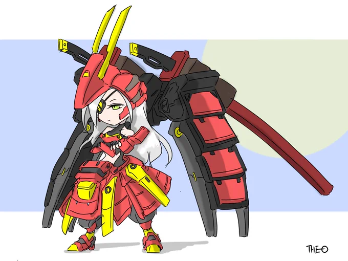 腕を組む。 
