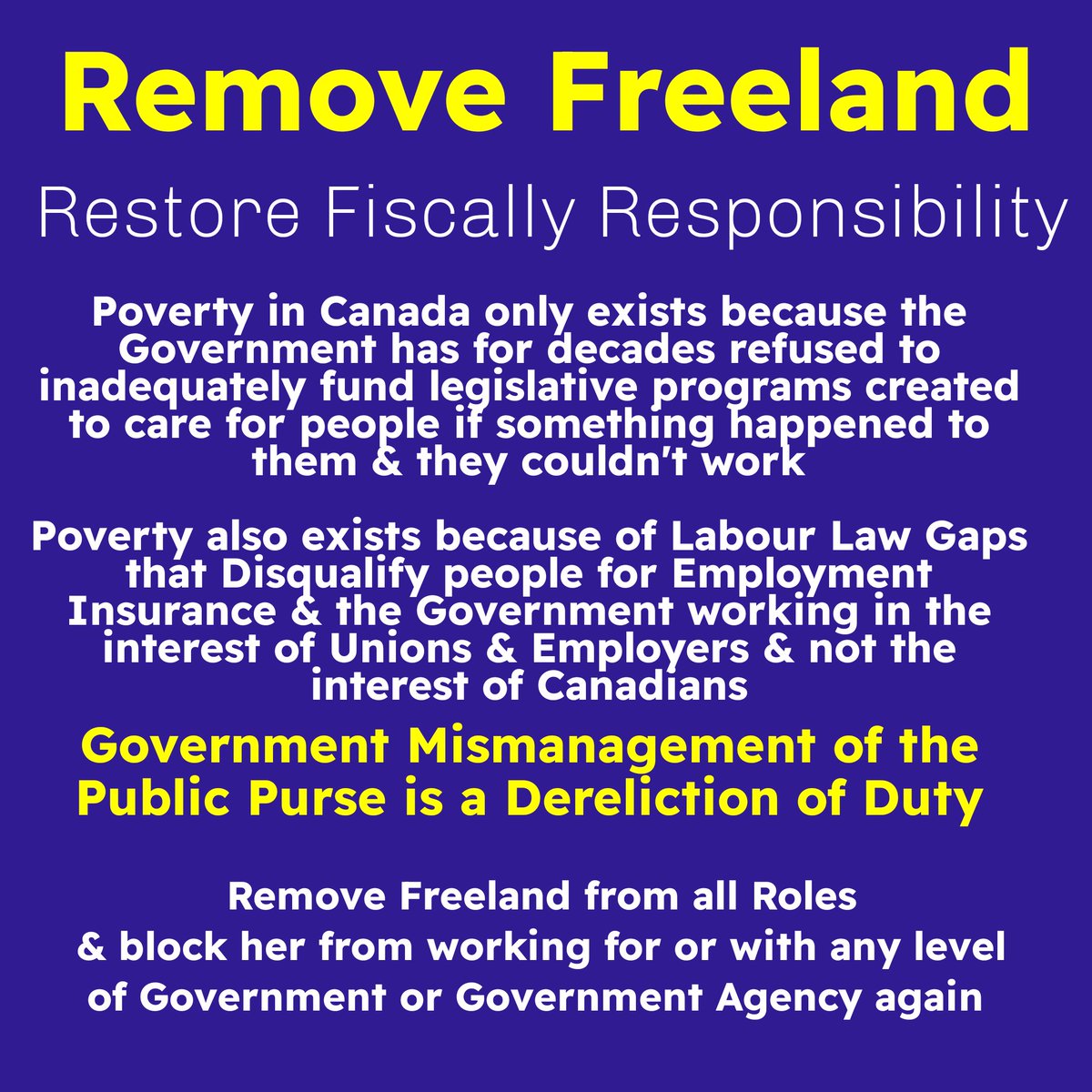 ClanCollector's tweet photo. Well he does keep @theJagmeetSingh and @PierrePoilievre out
He needs to #RemoveFreeland as she is Toxic to the #liberals https://t.co/o0yU1nWGDN