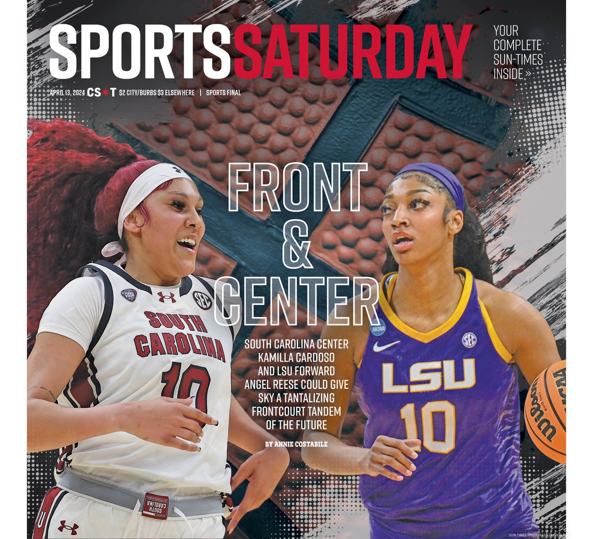 Sports Saturday cover. Our @AnnieCostabile gets you ready for the WNBA Draft on Monday. trib.al/GK7TU1P