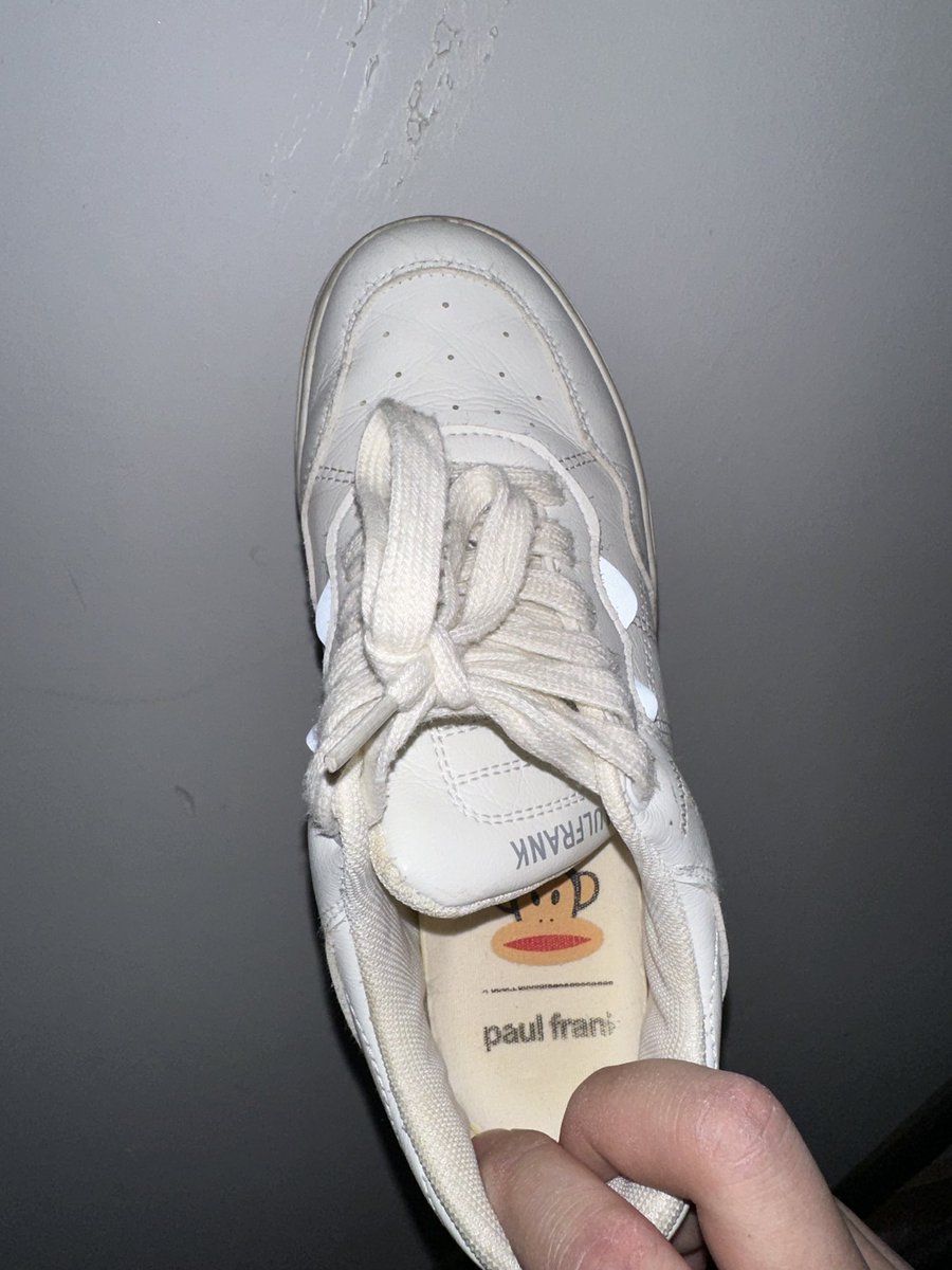 接上条。果然 已经有一双鞋被别的同好玩过了，闻左射右 很有规矩啊哈哈哈  确实是最臭的一双鞋  上一个同好还是个重口爱好者 https://t.co/jqtEqTF4UE