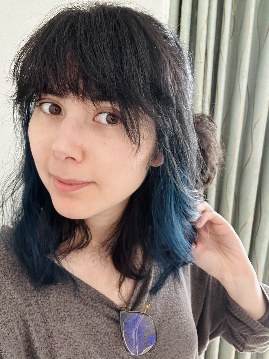 hair blue