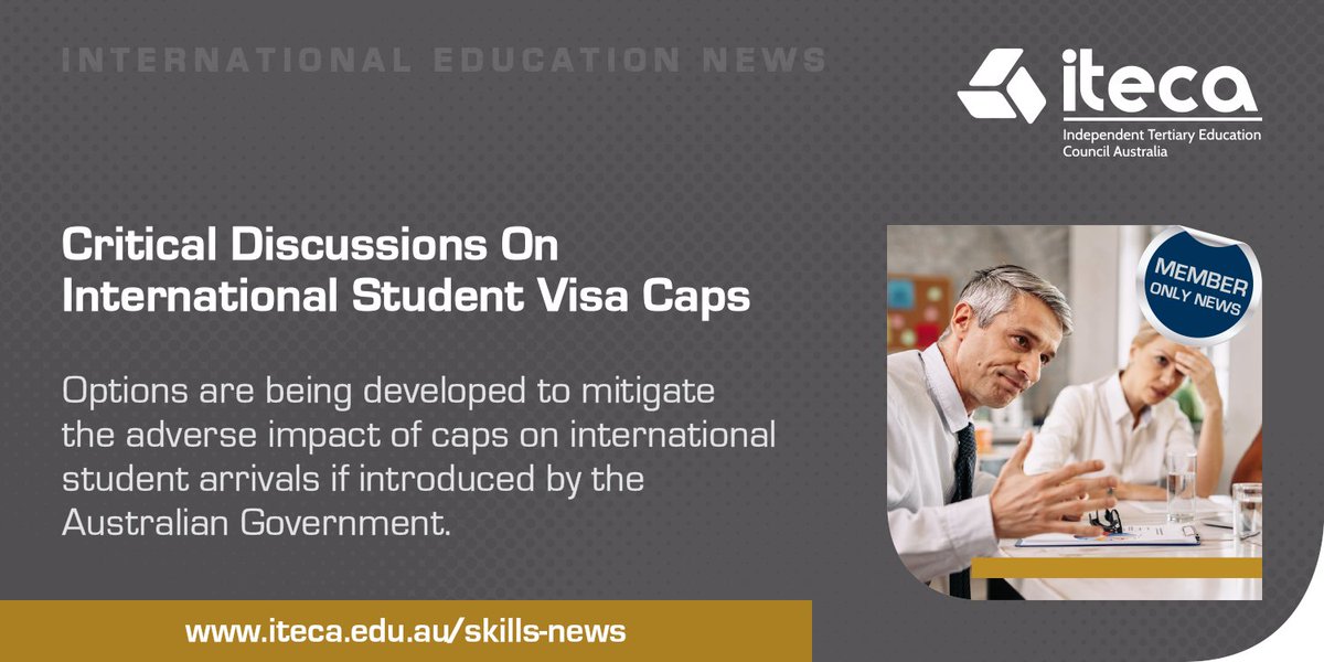 International Education — As a matter of principle, ITECA opposes the introduction of caps on the number of #InternationalStudents.  This is the starting point for ITECA’s conversation with the Australian Government. Read more: iteca.edu.au/news/internati…