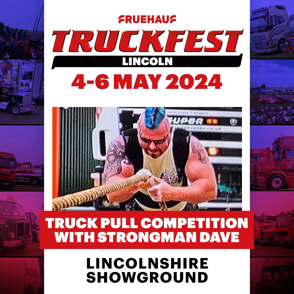 ⭐️Epic Charity Truck Pull at TRUCKFEST Lincoln!⭐️ Ultimate Strongman Dave Johnson will be leading an incredible truck pulling competition both Sunday 5th and Monday 6th May at TRUCKFEST Lincoln raising much awareness and contributions for Cash for Kids. truckfest.co.uk