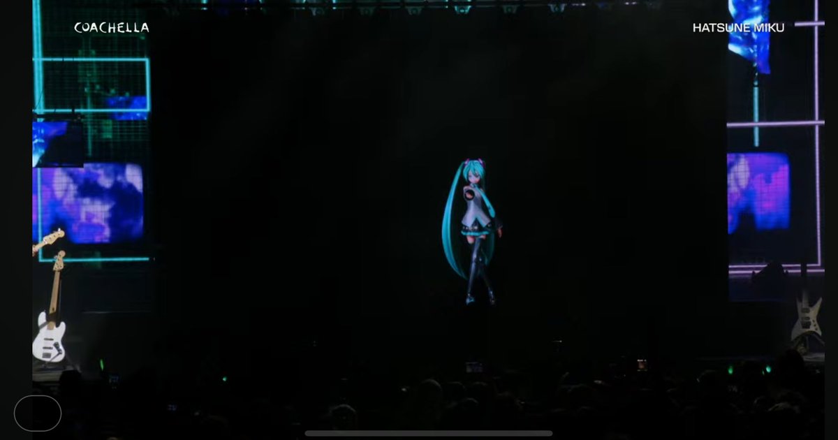 THE WOKE ARMY HAS FOUND A WAY TO TRAP AND CONTAIN OUR BELOVED HATSUNE MIKU BEHIND A COSCO TV SCREEN FOLKS WE ARE BREACHING COACHELLA TONIGHT FOR OUR QUEEN