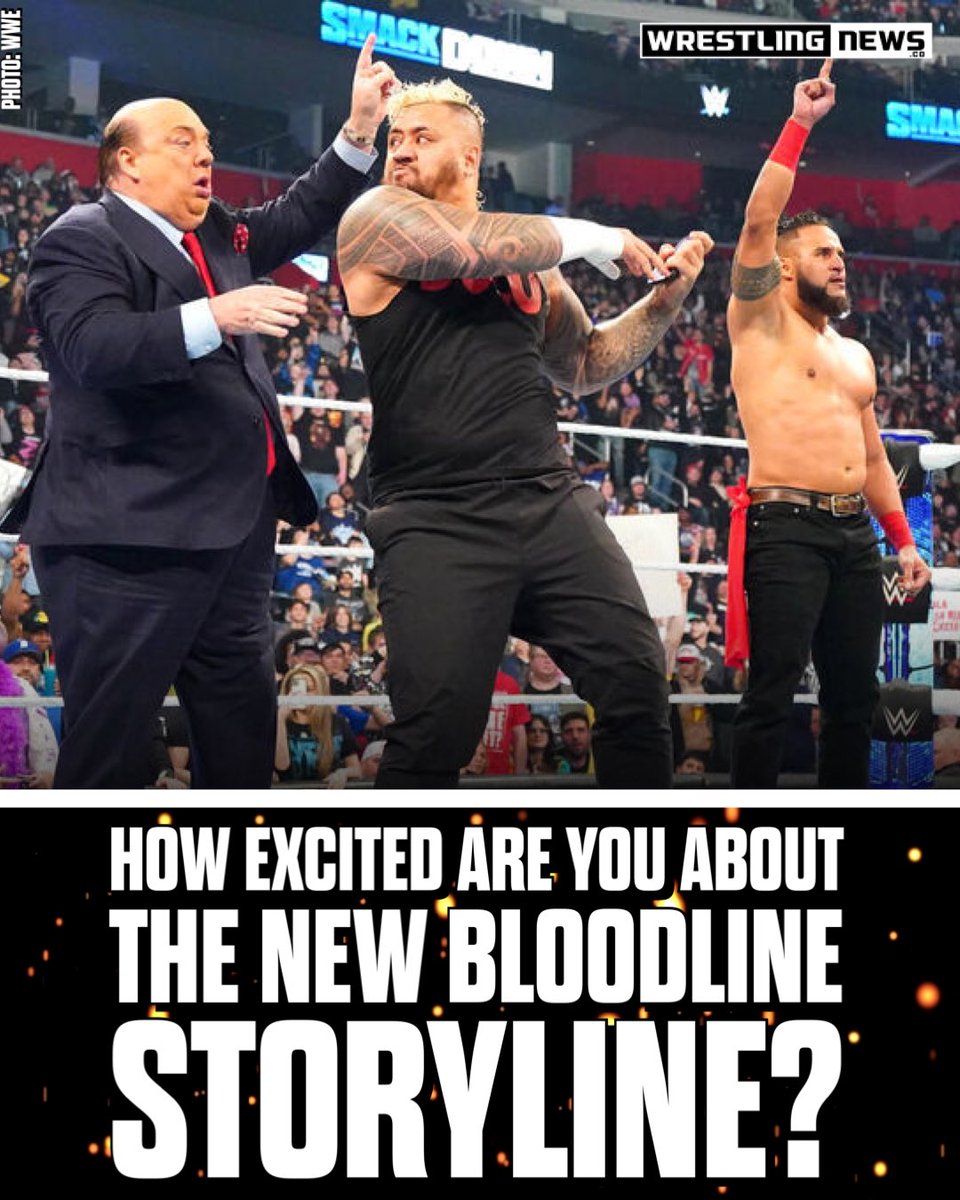 How excited are you about the new Bloodline storyline? #wwe #smackdown