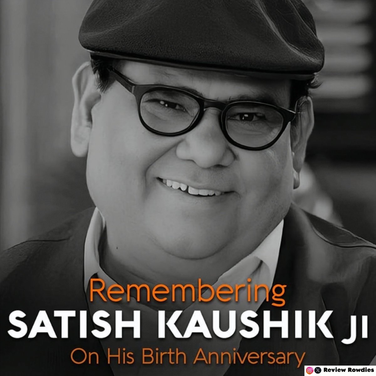 Remembering the legendary actor Satish Kaushik on his birth anniversary ❤️ 🙏 

#SatishKaushik  #SatishKaushikBirthAnniversary #Reviewrowdies