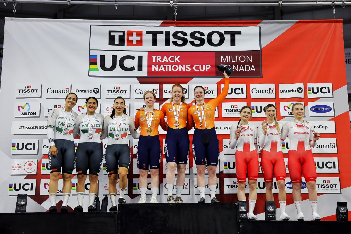 🇨🇦 Dominance of @BritishCycling in TP and @KNWU in TS ▪️ Domination de la Grande-Bretagne dans les TP et des Pays-Bas dans les TS (📷 @UCI_Track ) trackpiste.com/2024/04/martor…